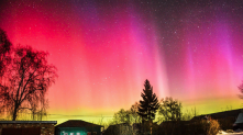 Омичи смогут увидеть полярное сияние