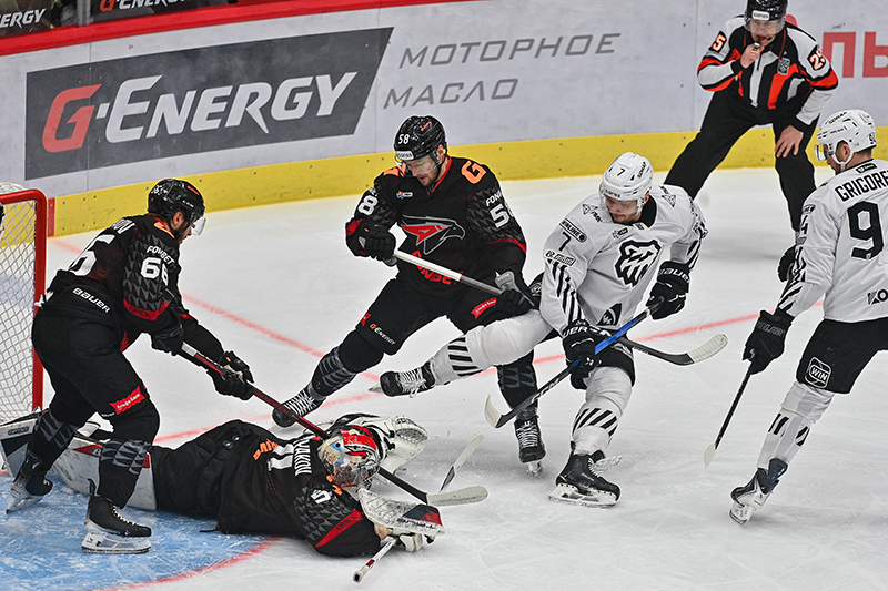 Омский «Авангард» обыграл «Трактор» в домашнем матче со счётом 1:0