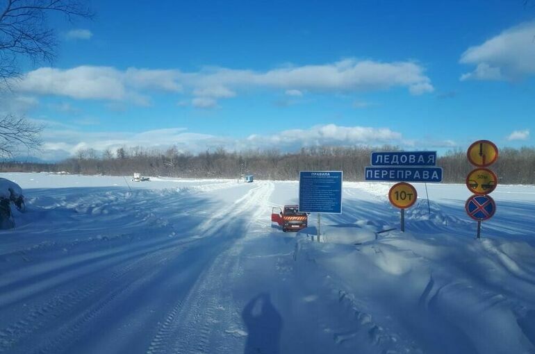 В Омской области стали закрывать ледовые переправы